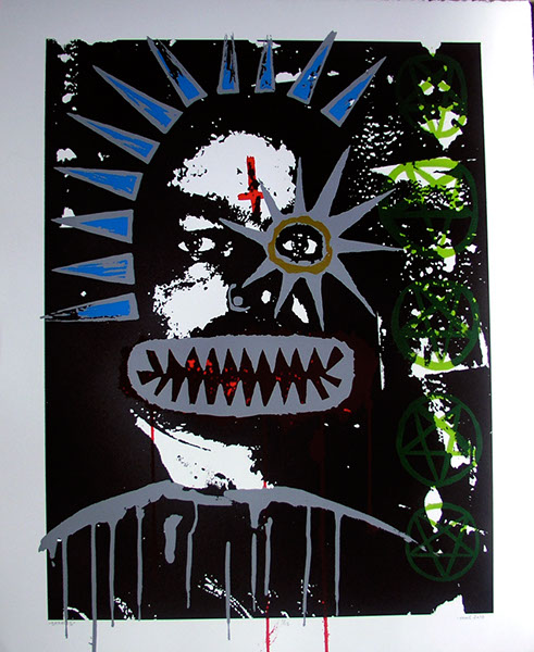 defaced
